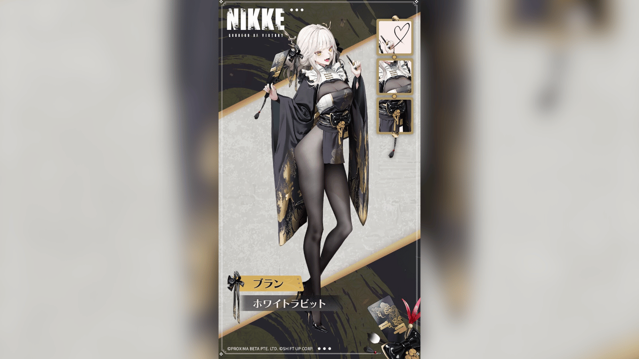 【NIKKE】ブランのコスプレイヤーさん、黒タイツが最高＆美しい・・・///